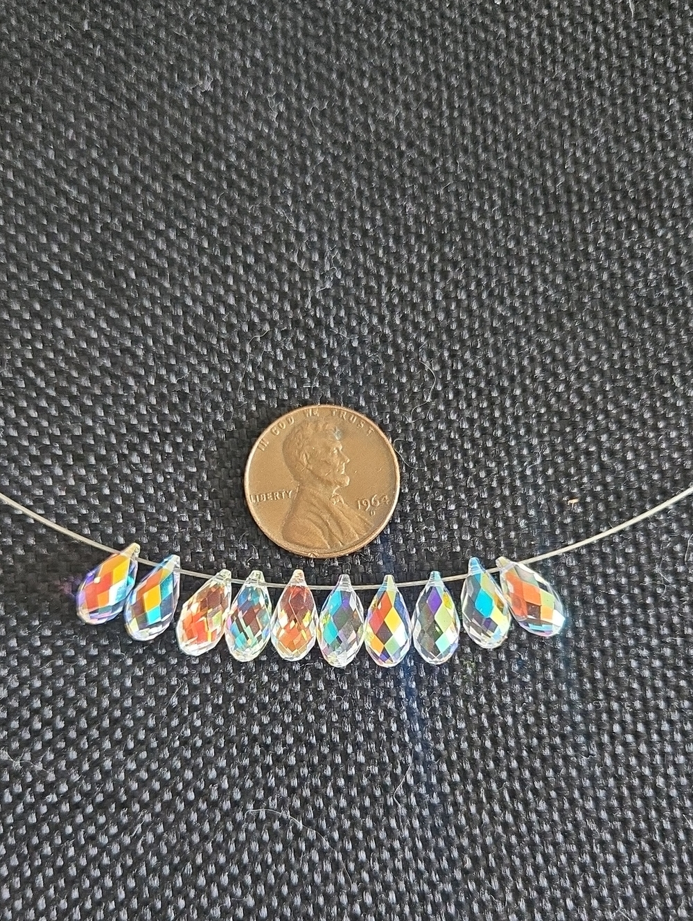 Crafting Supplies, Swarovski Crystal Briolettes - Picture 3 of 8